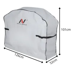 Pokrowiec Ochronny na Grill Gazowy Wodoodporny UV Ogrodowy 126x52x101 Pasy