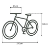 Pokrowiec na Rower Etui Klamra Ściągacz XXL 190 - 210 cm UV Oddychający Zima Lato Mocny