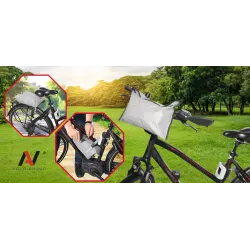 Pokrowiec na Rower z Etui Klamra Ściągacz L UV Oddychający Zima Lato Mocny