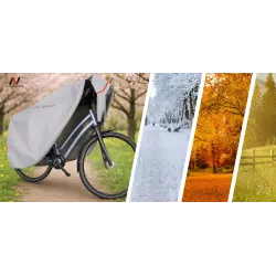 Pokrowiec na Rower z Etui Klamra Ściągacz M UV Oddychający Zima Lato Mocny