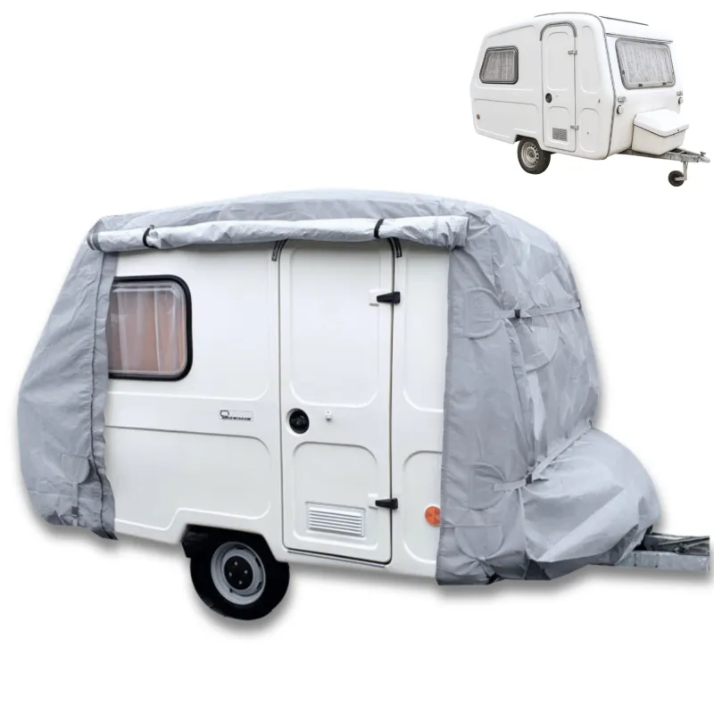 Pokrowiec na Przyczepę Kempingową Niewiadów N126 4-warstwy + 4x Pas