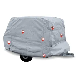 Pokrowiec na Przyczepę Kempingową Niewiadów N126 4-warstwy + 3x Pas