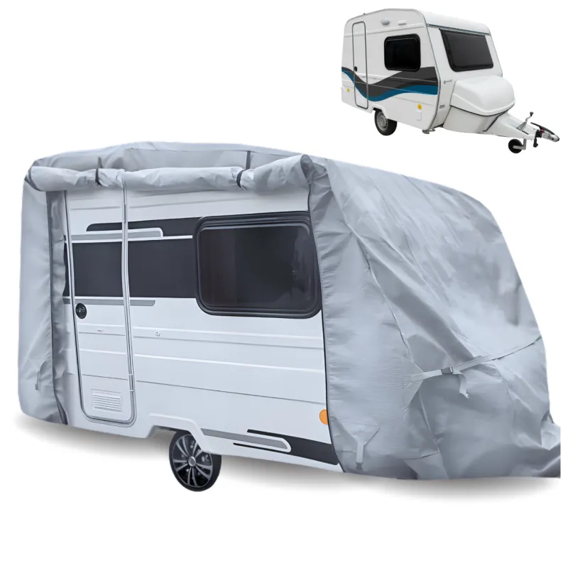 Pokrowiec na Przyczepę Kempingową Niewiadów N126NT 4-warstwy + 3x Pas