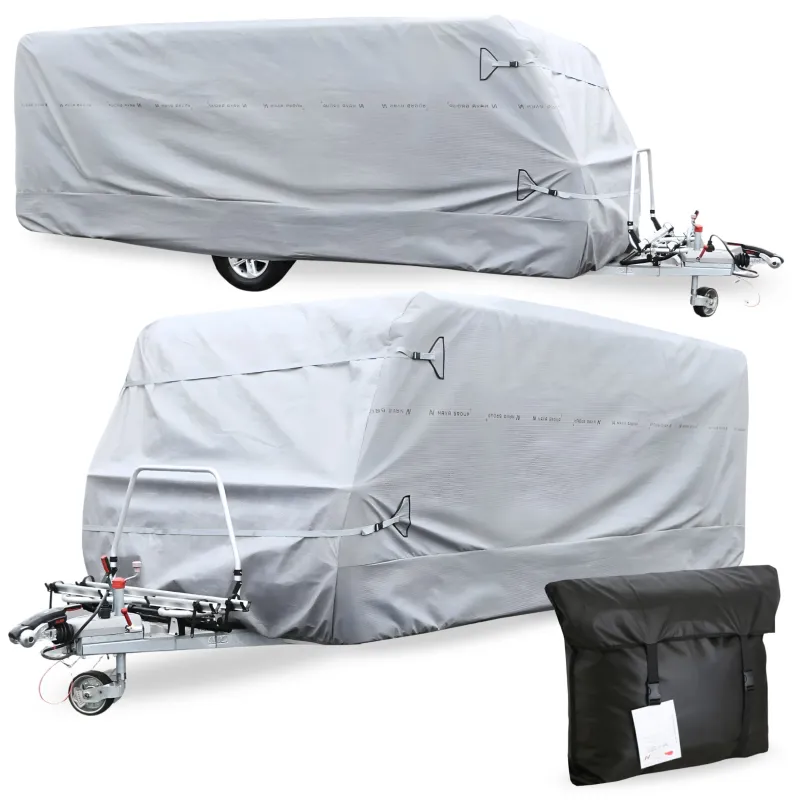 Pokrowiec na Przyczepę Kempingowa 350-380 Kemping Plandeka 4-warstwy UV
