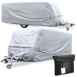 Pokrowiec na Przyczepę Kempingowa 440-470 Kemping Plandeka 4-warstwy UV