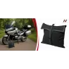 Pokrowiec na Motocykl z Kufrem M 225x120 Plandeka Motor Ściągacz UV Czarny