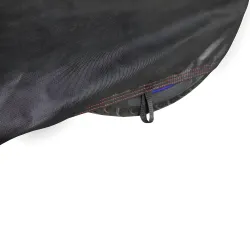 Pokrowiec na Motocykl z Kufrem M 225x120 Plandeka Motor Ściągacz UV Czarny