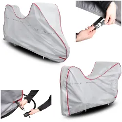 Pokrowiec na Motocykl z Kufrem M 225x120 Wodoodporny Motor UV Practic PAS