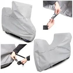 Pokrowiec na Motocykl z Kufrem M 225x120 MIĘKKI Motor Klamra Exclusive