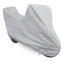 Pokrowiec na Motocykl z Kufrem M 225x120 Plandeka Motor Ściągacz UV