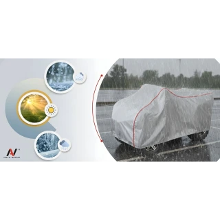 Pokrowiec na Quad z Kufrem L 200-225cm Plandeka Wodoodporny UV Practic