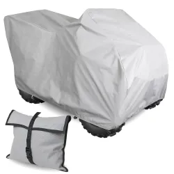 Pokrowiec na Quad z Kufrem M 170-200 Plandeka Ochrona UV Classic Szary