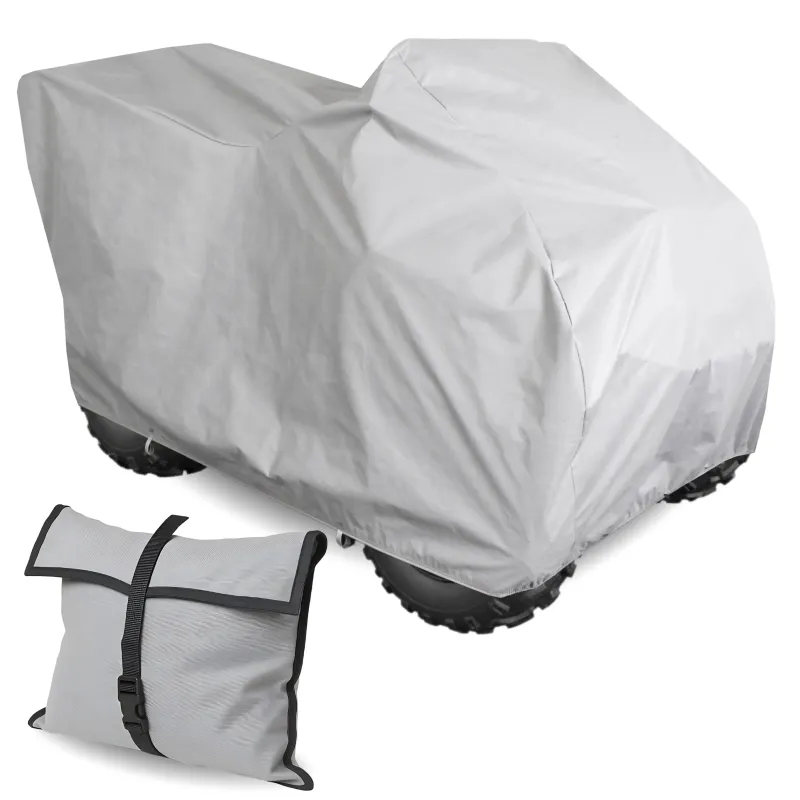 Pokrowiec na Quad z Kufrem M 170-200 Plandeka Ochrona UV Classic Szary