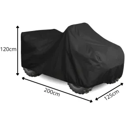 Pokrowiec na Quad M 170-200cm Plandeka Ochrona UV Classic Czarny