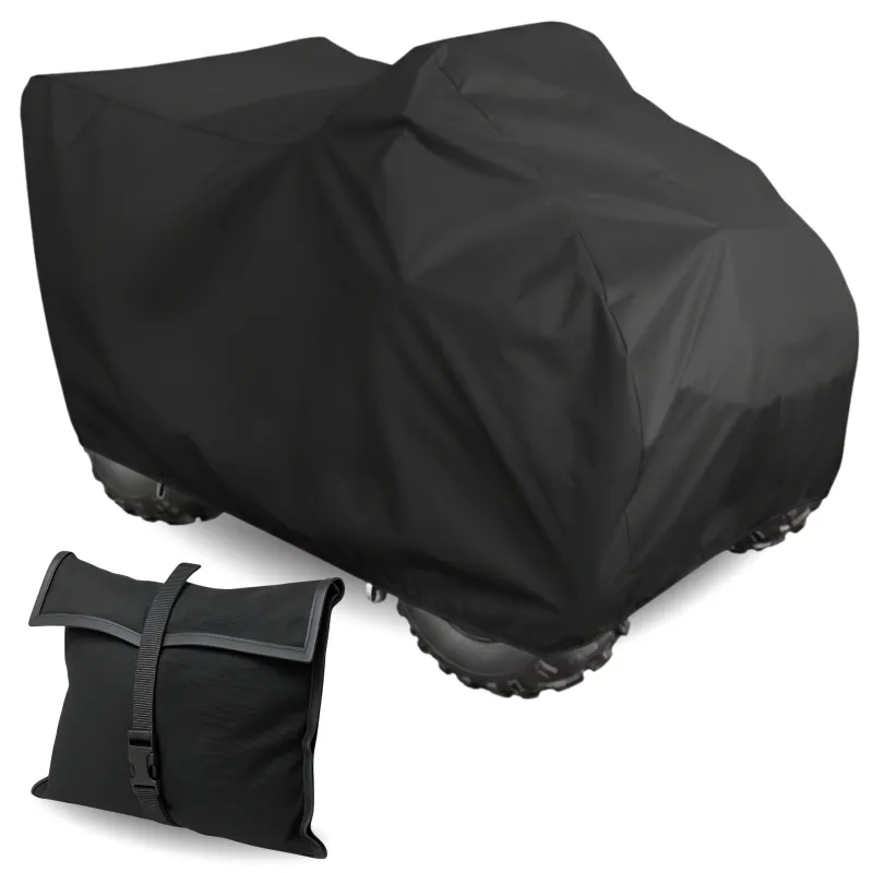 Pokrowiec na Quad z Kufrem M 170-200 Plandeka Ochrona UV Classic Czarny