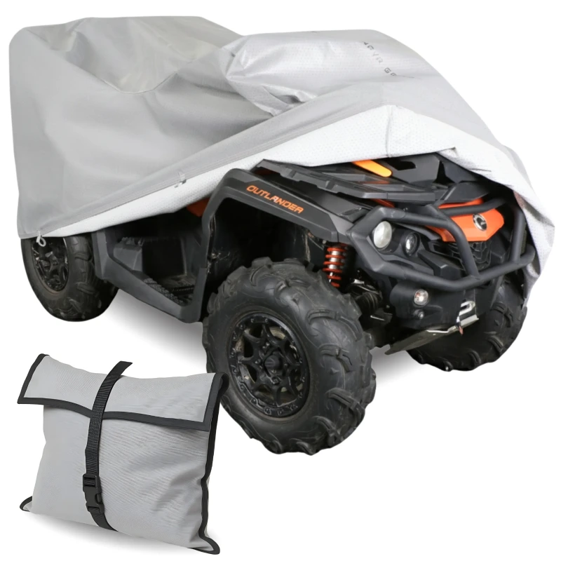 Pokrowiec na Quad z Kufrem XL 225-250cm Plandeka Miękki Ochrona UV Exclusive