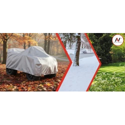 Pokrowiec na Quad z Kufrem XL 225-250cm Plandeka Miękki Ochrona UV Exclusive