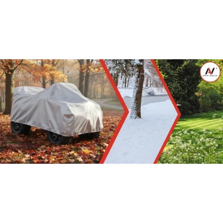 Pokrowiec na Quad z Kufrem M 170-200cm Plandeka Miękki Ochrona UV Exclusive