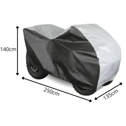 Pokrowiec na Quad z Kufrem XL 225-250cm Plandeka Wodoodporny UV Multi