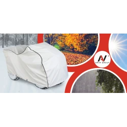 Pokrowiec na Quad z Kufrem M 170-200cm Plandeka Transportowy Mocny Solid