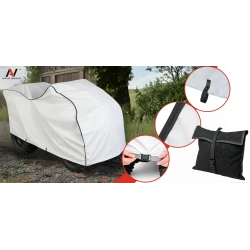 Pokrowiec na Quad z Kufrem M 170-200cm Plandeka Transportowy Mocny Solid