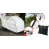 Pokrowiec na Quad z Kufrem M 170-200cm Plandeka Transportowy Mocny Solid
