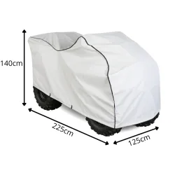 Pokrowiec na Quad z Kufrem L 200-225cm Plandeka Transportowy Mocny Solid