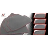 Dywaniki Samochodowe Welurowe Alfa Romeo 147 Exclusive Komplet Szare