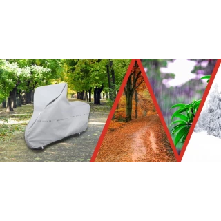 Pokrowiec na Motocykl XL 240x127 Plandeka Motor Ściągacz Ochrona UV