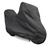 Pokrowiec na Motocykl z Kufrem 2XL 290x135 Plandeka Motor Ściągacz Czarny