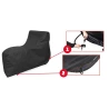 Pokrowiec na Motocykl 2XL 265x135 Plandeka Motor Ściągacz Ochrona UV Czarny