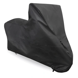 Pokrowiec na Motocykl XL 240x127 Plandeka Motor Ściągacz Ochrona UV Czarny