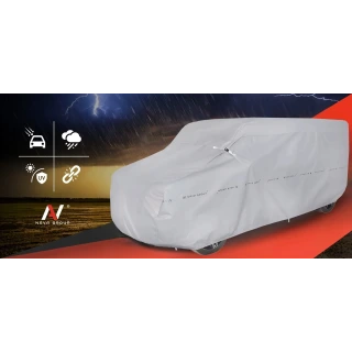Pokrowiec przeciwgradowy 14mm S2 hatchback 355-380cm + pas - NAVA GROUP
