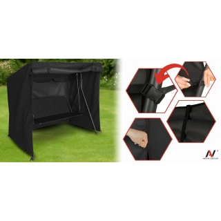 Pokrowiec na Huśtawkę Ogrodową Wodoodporny Plandeka 215x125x170 UV Mocny
