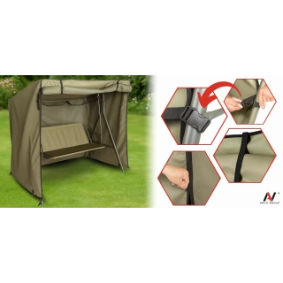 Pokrowiec na Huśtawkę Ogrodową Wodoodporny Plandeka 175x115x150 UV Mocny