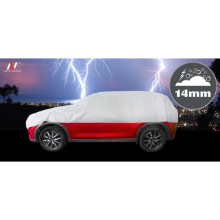 Pokrowiec Przeciwgradowy na Samochód SUV M Antygradowy 14mm Półpokrowiec