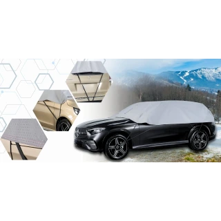 Pokrowiec półpokrowiec na samochód SUV exclusive L szary - NAVA GROUP