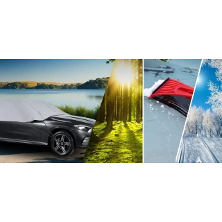 Pokrowiec półpokrowiec na samochód SUV exclusive L szary - NAVA GROUP